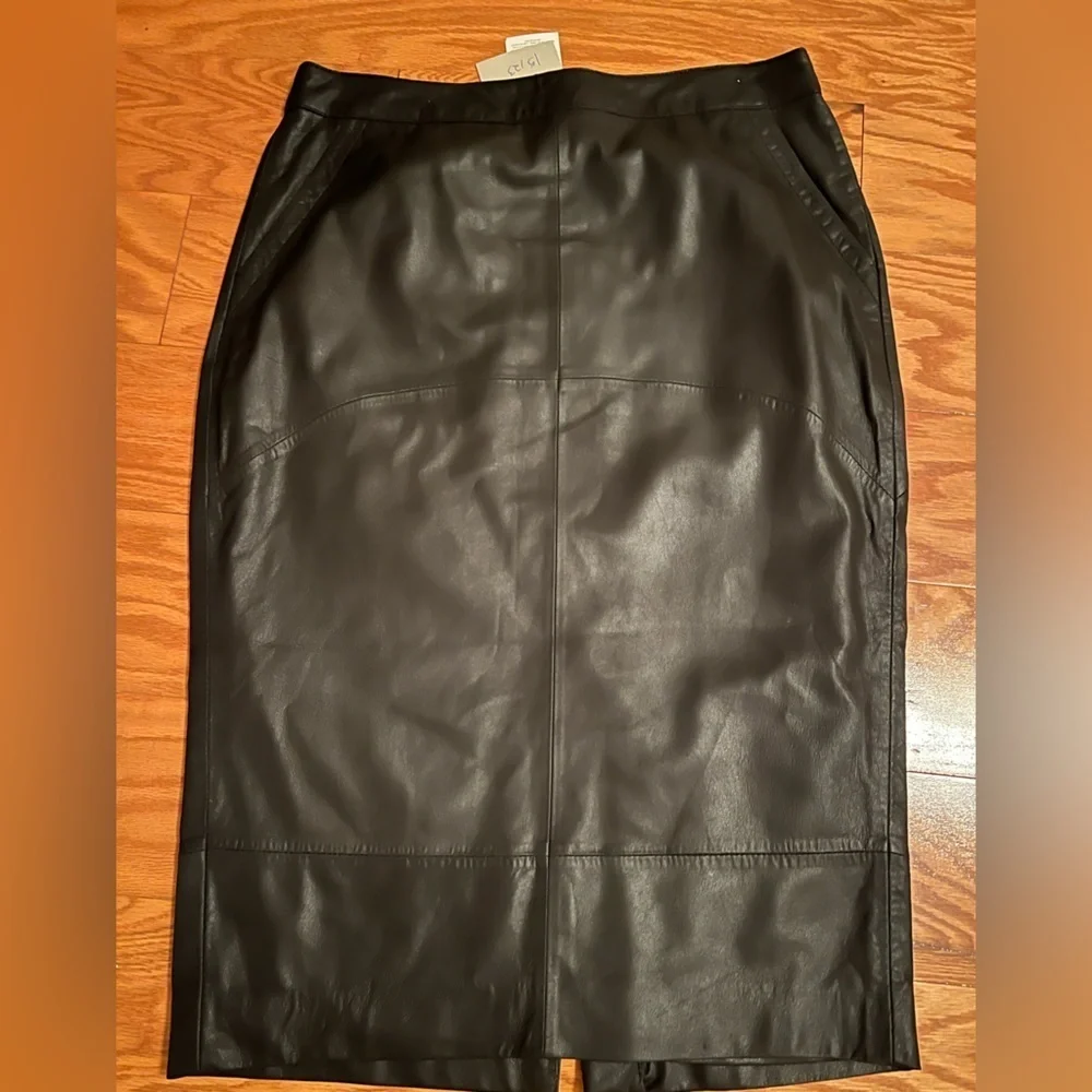 ASOS leather skirt with pockets, NWT, size 10